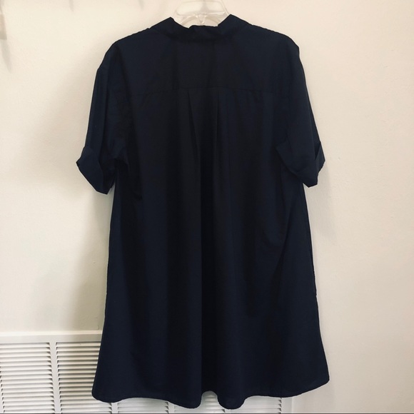 J. Jill Black Short Sleeve Swing Dress Sz. MP - Picture 8 of 8